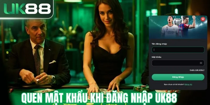 Quên mật khẩu khi đăng nhập tài khoản